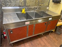 Stainless Steel 3 Part Sink