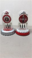 2 Coca Cola Anniversary Clocks