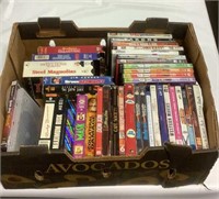 Misc VHS tapes & DVD’s approx 37