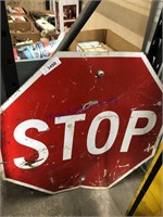 STOP ROAD SIGN, 30 X 30