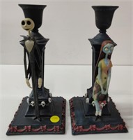 Nightmare Before Christmas Candlestick Holders
