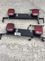 2 SETS BRAKE AND TURN LIGHTS W/brackets