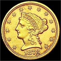 1878 $2.50 Gold Quarter Eagle CLOSELY