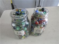 2 jars of marbles