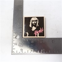 Cool VIntage Blondie Square Pinback Button