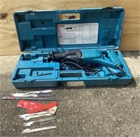 Makita Recipro Saw In Carrying Case w/Blades
