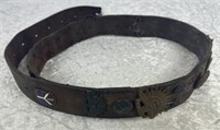 Soldiers WWI & WWII Collectors Leather Belt