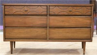 MCM 6 drawer Bassett low chest