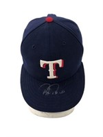 Rick Reed Signed Texas Rangers baseball cap