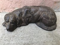 Vintage Cast Iron Dog Bank