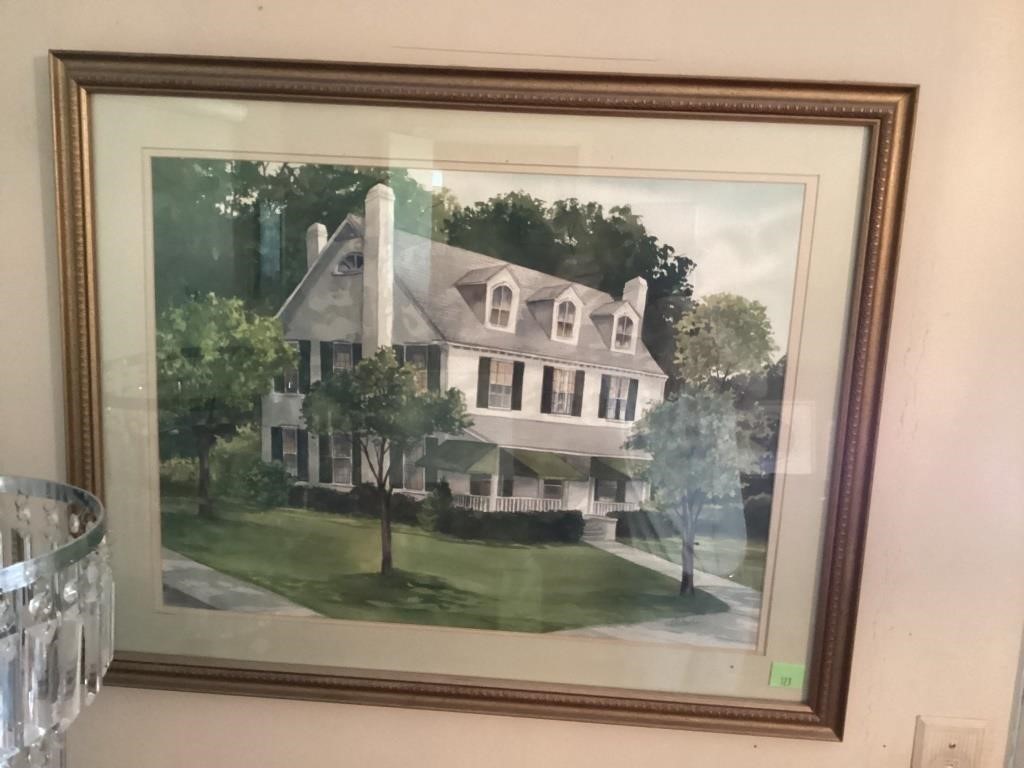C. H. ROBERTS FRAMED WATERCOLOR, LIKELY OF