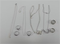 QTY. STERLING CZ NECKLACES & RINGS