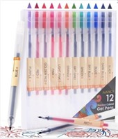 12 Pack Coloured-Colored Pens 12 Pack