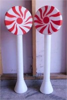 Pair of 1993 Union Products Peppermint Lollipop