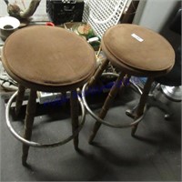 Pair of stools, 30" tall