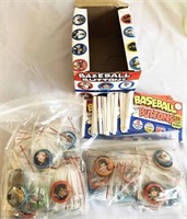 Fun Foods Baseball Buttons