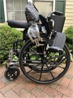 Invacare Wheelchair and Stirrups