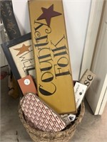 Wooden Farmhouse Style Signs