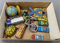 Group of Tin Toys Vehicles & More