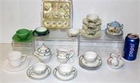 Vintage Teapot, Cups, Saucers and More