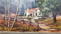 Jackie Carty California Painting Oil on Board