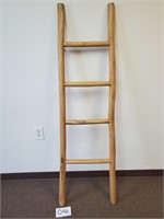 Crate & Barrel $200 Teak Linen Ladder (No Ship)