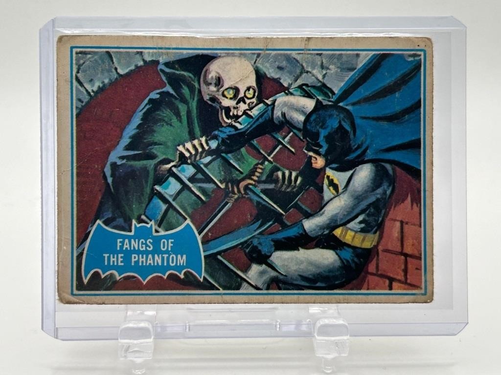 1966 Batman Fangs Of The Phantom Card