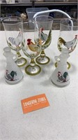 Anchor Hocking Rooster Glasses
