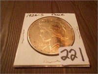 1926S Peace Dollar