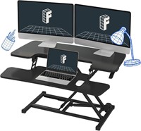 FLEXISPOT 35in Standing Desk Converter Black