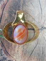 BANDED AGATE PENDANT ROCK STONE LAPIDARY SPECIMEN