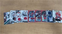 9 Various NHL Jersey Cards