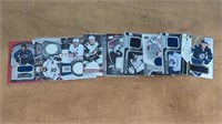 9 Various NHL Jersey Cards