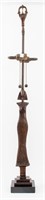 Diego Giacometti Style Bronze Figural Table Lamp