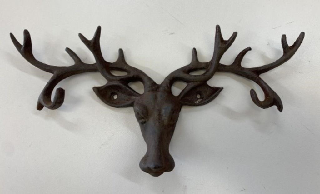 10" Cast Iron Wild Game Coat Hook