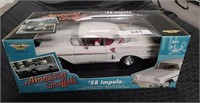 NIB AMERICAN GRAFFITI 1:18 DIECAST '58 IMPALA