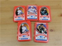 5 Collectible Hockey Tins - No Contents