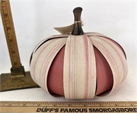 Longaberger Variegated pink medium pumpkin