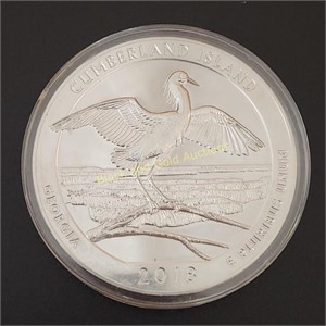 America the Beautiful 5 Oz .999 Silver Quarter