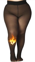 (XL/2XL)MERYLURE Plus Size Fleece Lined Tights