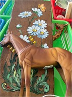 Painting on Bioard J Weir, Sandcast Horse, etc