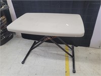 Adjustable Plastic Crafting Table/ TV Tray Table