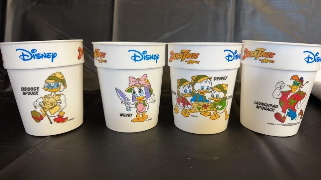 Duck Tales The Movie Promo Cups Complete