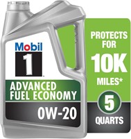 Mobil 1 Fuel Economy Synthetic 0W-20  5 Quart