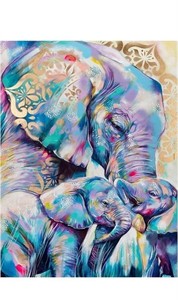 (New) Elephant Diamond Painting Kit for Adults,