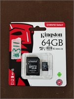 NEW 65GB SD card with micro SD card