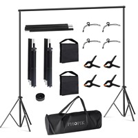 Upgraded Backdrop Stand - PHOPIK 6x9ft Adjustable