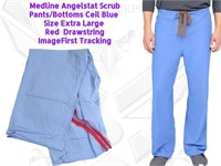 NEW Medline Blue Unisex Angelstat Scrubs Pants XL