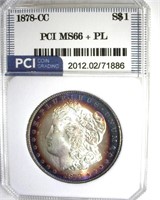 1878-CC Morgan MS66+ PL LISTS $16500