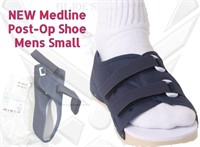 New Medline Men's Post-Op Shoe Small ORT30400MS L6